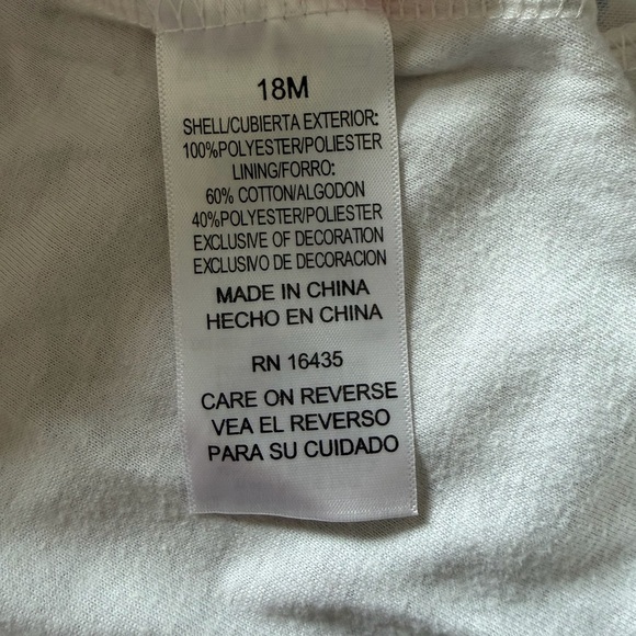 Nannette Girls Pink  with Floral design Dress - Picture 5 of 5